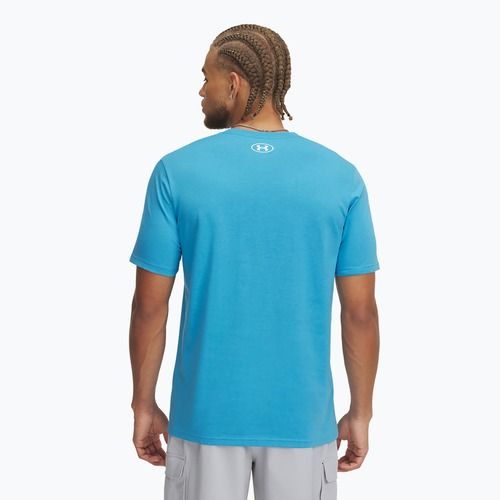 Men's training top Under Armour ABC Camo Boxed Logo ether blue/white