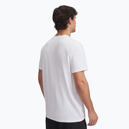 Men's T-shirt Under Armour Curry Hvyweight Logo white/black