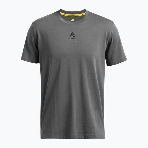 Men's T-shirt Under Armour Curry Hvyweight Logo castlerock/black
