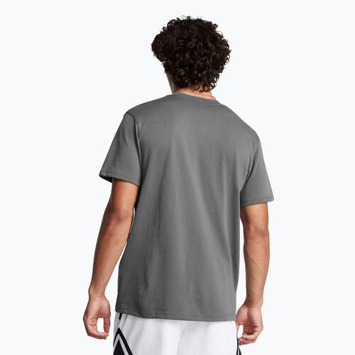 Men's T-shirt Under Armour Curry Hvyweight Logo castlerock/black