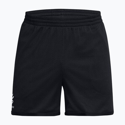 Men's basketball shorts Under Armour Curry Splash Short black / white clay