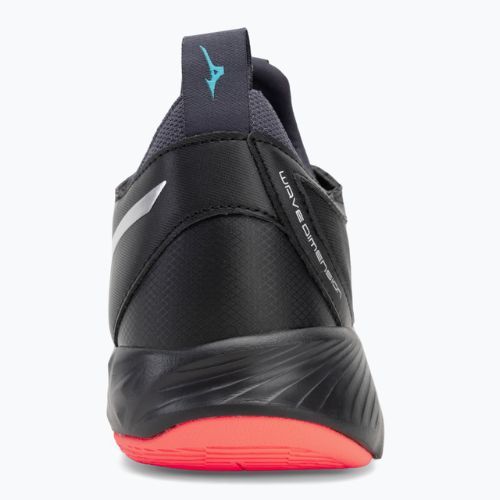 Volleyball shoes Mizuno Wave Dimension black/neon flame/peacock blue