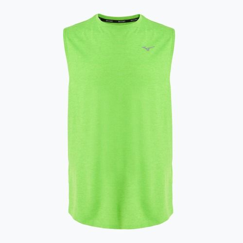 Men's running tank top Mizuno Impulse Core Sleeveless green gecko