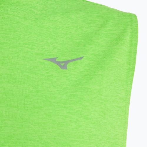 Men's running tank top Mizuno Impulse Core Sleeveless green gecko