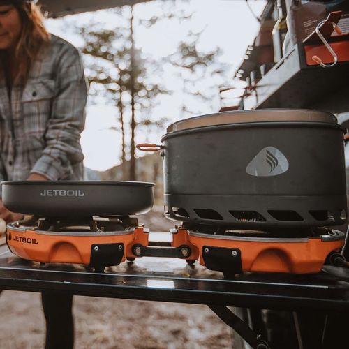 Jetboil Genesis Basecamp Cooking System carbon travel cooker