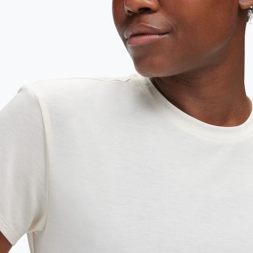 Women's running t-shirt HOKA Essential Tee eggnog