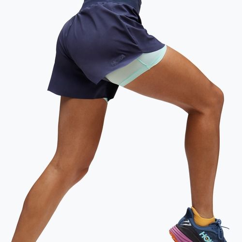Women's running shorts HOKA Skyglide outer space