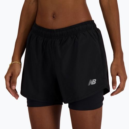 Women's New Balance Sport Essentials 2IN1 running shorts black