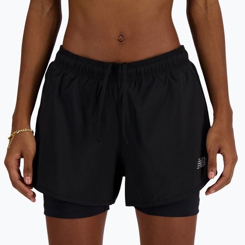 Women's New Balance Sport Essentials 2IN1 running shorts black