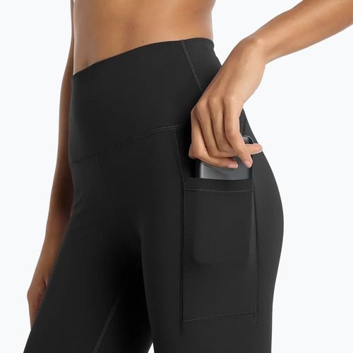 Women's running leggings New Balance Sleek Pocket High Rise black