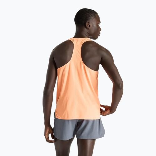 Men's New Balance Race Day Ultra Light Singlet hotmango running tank top