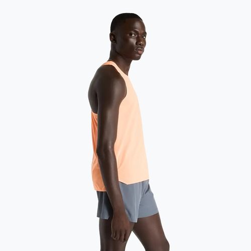 Men's New Balance Race Day Ultra Light Singlet hotmango running tank top