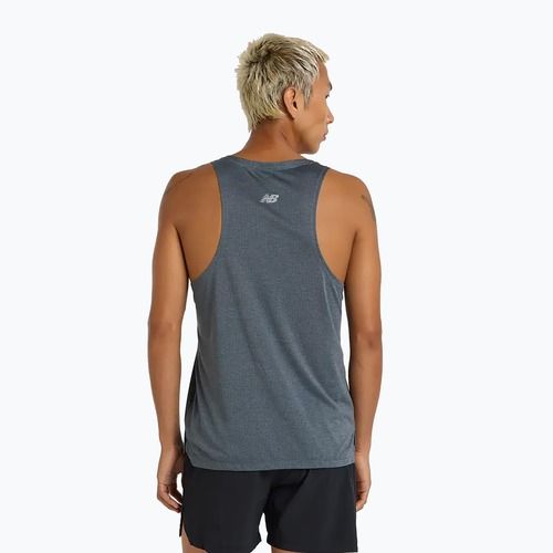 Men's New Balance Athletics Reflective graphite running tank top