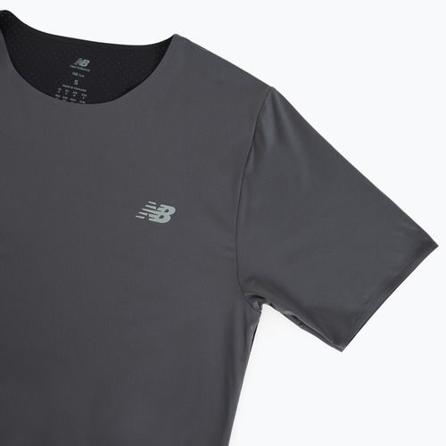 Men's New Balance Race Day graphite running shirt