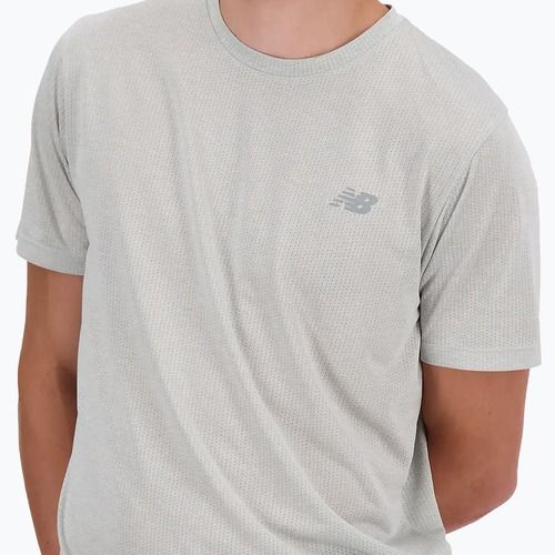 Men's New Balance Athletics Run anthletic gre t-shirt