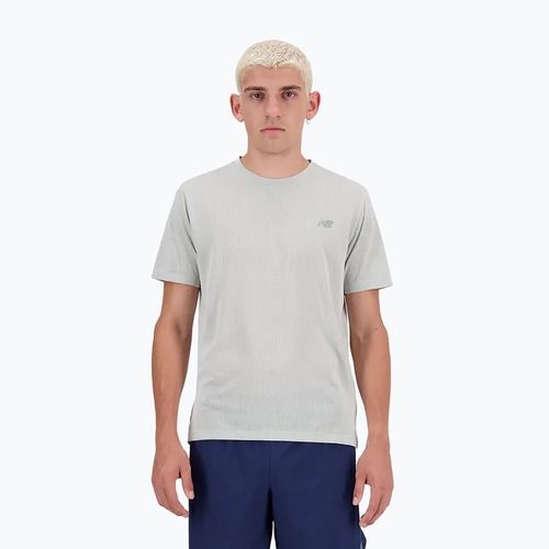 Men's New Balance Athletics Run anthletic gre t-shirt