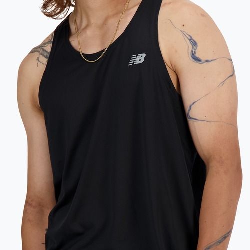 Men's New Balance Sport Essentials Singlet black running tank top