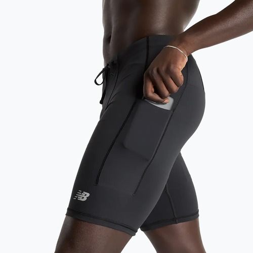 Men's New Balance Sleek Pocket Half Tight 9" running shorts black