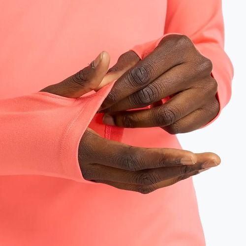 Women's New Balance Sport Essentials Space Dye driftred running sweatshirt