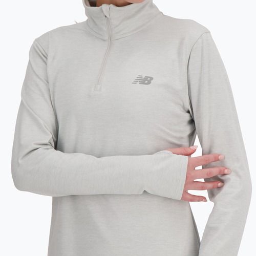 Women's New Balance Sport Essentials Space Dye ashheath running sweatshirt