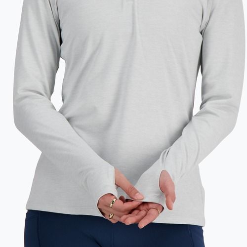 Women's New Balance Sport Essentials Space Dye ashheath running sweatshirt