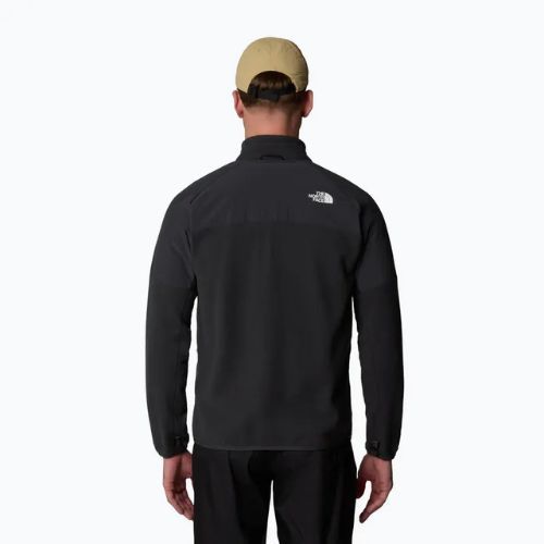 Men's sweatshirt The North Face Glacier Heavyweight Full Zip asphalt grey/tnf black
