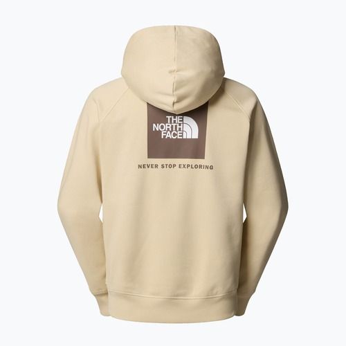 Men's sweatshirt The North Face Raglan Box Nse Hoodie gravel/smokey brown