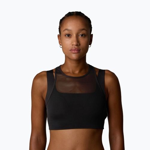 The North Face Refina Double Layer training bra tnf black