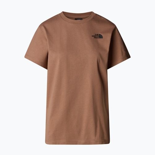 Women's T-shirt The North Face Box Nse Relaxed Tee latte/tnf white