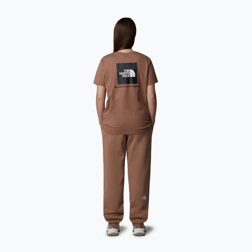 Women's T-shirt The North Face Box Nse Relaxed Tee latte/tnf white