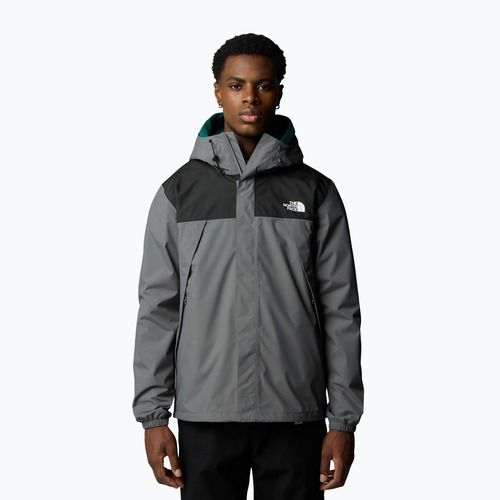 Men's rain jacket The North Face Antora smoked pearl/tnf black/npf