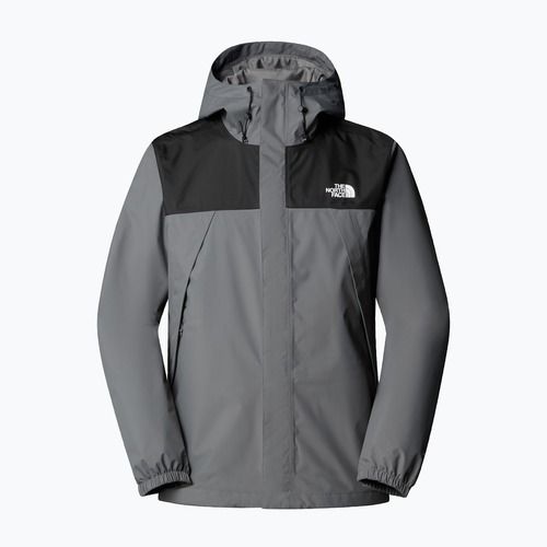 Men's rain jacket The North Face Antora smoked pearl/tnf black/npf