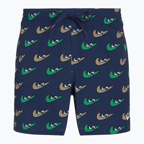 Men's Nike Multi Print 5" Volley swim shorts midnight navy