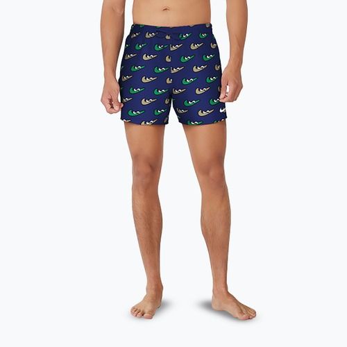 Men's Nike Multi Print 5" Volley swim shorts midnight navy
