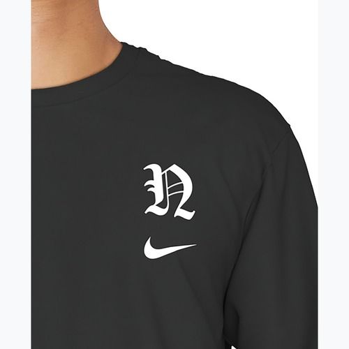 Men's Nike Luxe Letter Hydroguard Longsleeve black