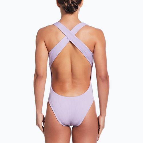 Nike Elevated Essential Crossback hydrangeas women's one-piece swimsuit
