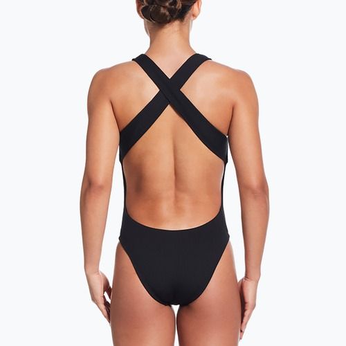 Nike Elevated Essential Crossback women's one-piece swimsuit black