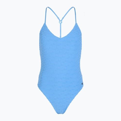 Women's one-piece swimsuit Nike Swoosh Link Y-Back university blue