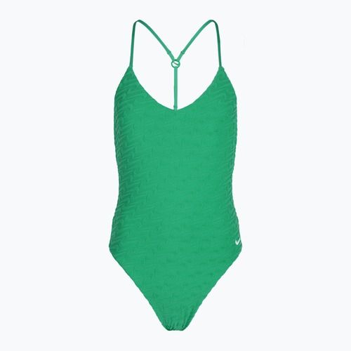 Women's one-piece swimsuit Nike Swoosh Link Y-Back stadium green