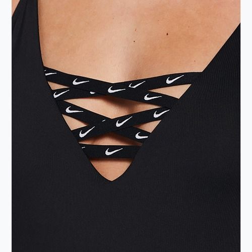 Women's one-piece swimsuit Nike Sneakerkini 2.0 Crossback black