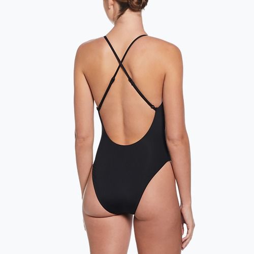 Women's one-piece swimsuit Nike Sneakerkini 2.0 Crossback black