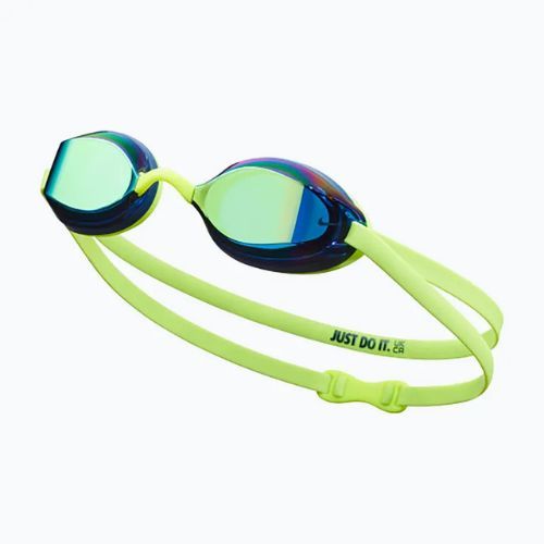 Nike Legacy Comfort Mirrored volt swim goggles