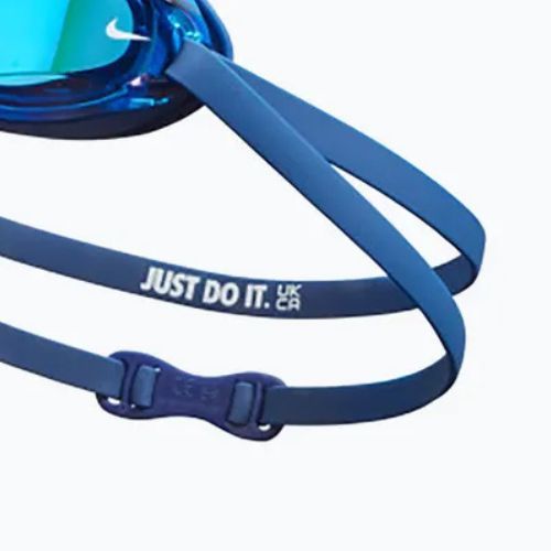 Nike Legacy Comfort Mirrored swim goggles midnight navy