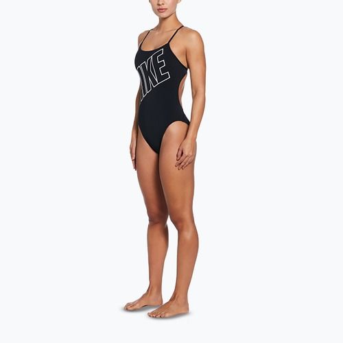 Women's one-piece swimsuit Nike Hydrastrong Adjustable Crossback black