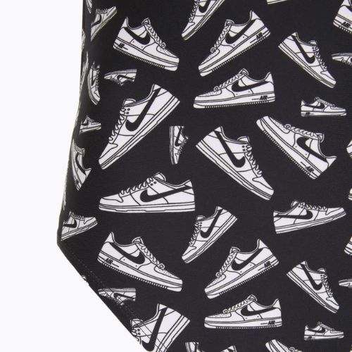 Women's one-piece swimsuit Nike Hydrastrong Cutout jet black