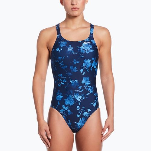 Nike Hydrastrong Fastback women's one-piece swimsuit midnight navy