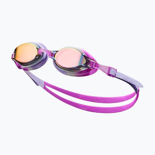 Nike Chrome Mirrored children's swimming goggles vivid purple