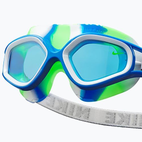 Nike Expanse blue lightning children's swimming goggles