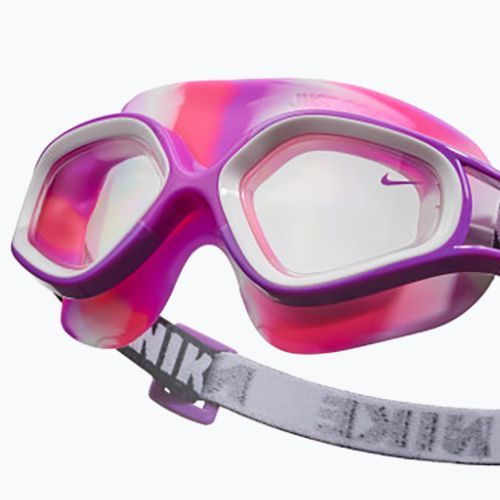 Nike Expanse children's swimming goggles vivid purple