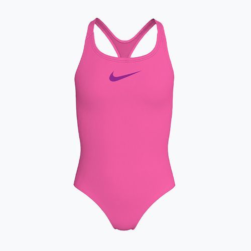 Nike Essential Racerback hyber pink children's one-piece swimsuit